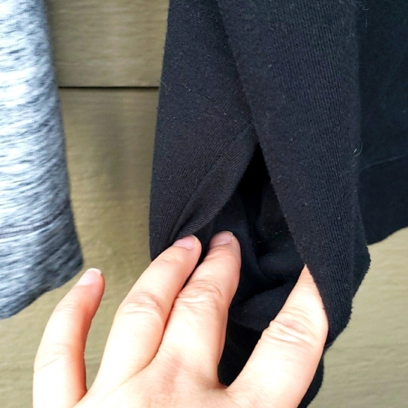 VS PINK Black & Gray Pink Victoria’s Secret Hoodie Size XS colorblock - Picture 4 of 5